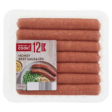 Honey Beef Sausages 500g